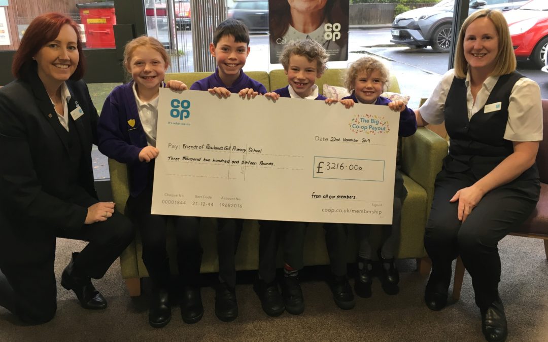 £3216 Donation from the Co-Op