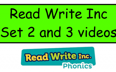 Set 2 and 3 sounds Read Write Inc videos
