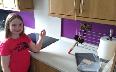 Science experiments – crushing biscuits!