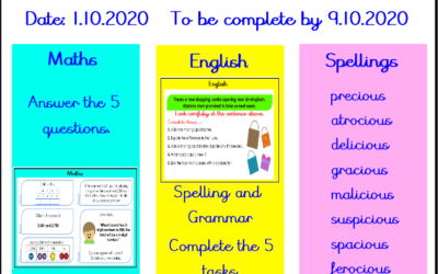 Homework Year 5 1.10.2020