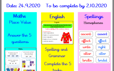 Homework Year 5R