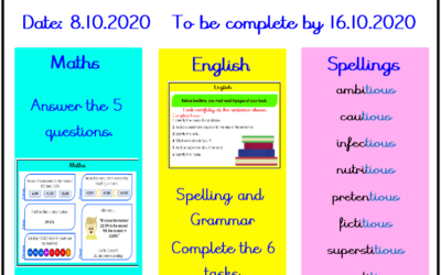 Homework Year 5 R 8.10.2020