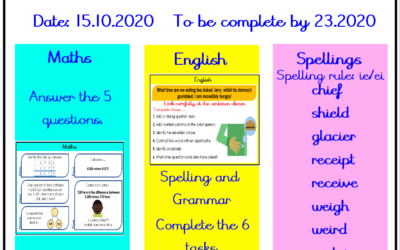 Homework Year 5 15.10.2020