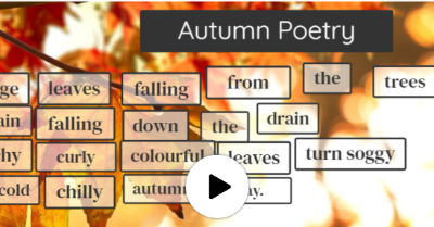 Autumn Poetry in Year 1/2M