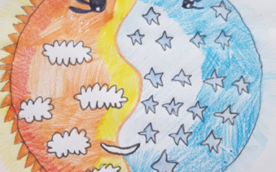 Sun and Moon Art