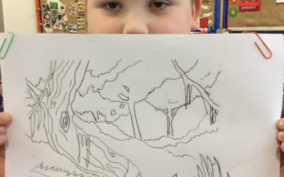 Sketching like Henri Rousseau.