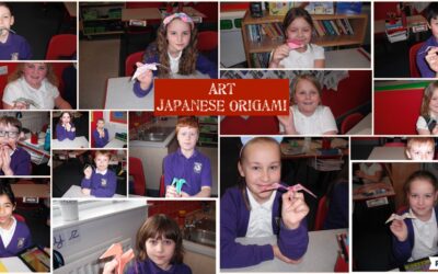 We have been learning about the Japanese art of origami…