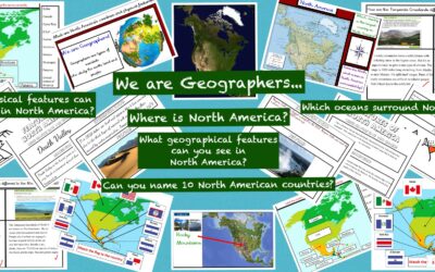 We are learning about North America…