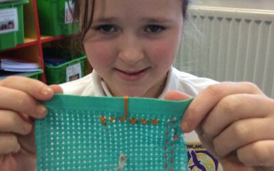 Cross-stitching