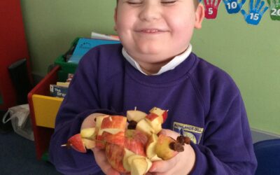 Our Handmade Fruit Bird Feeders