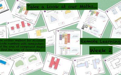 Take a look at our Maths work for this week…