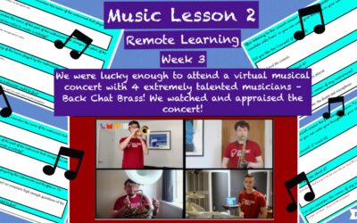 We attended a virtual music concert this week…