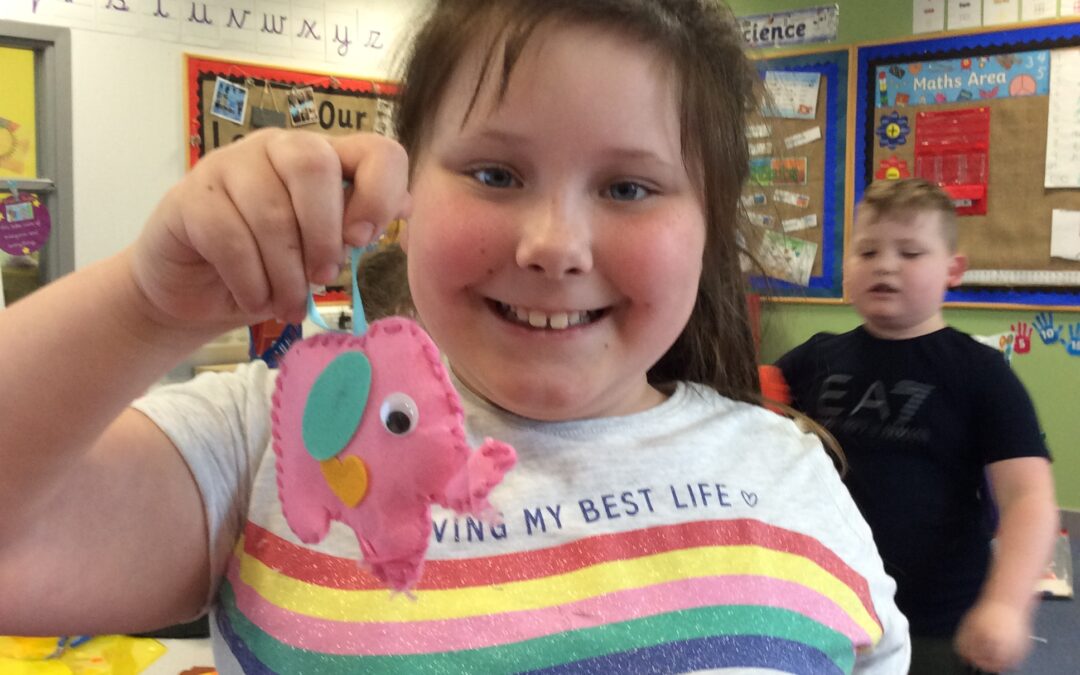 Our finished sewings.