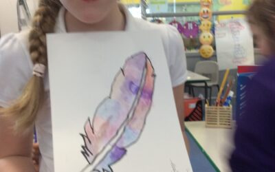 Water Colour Feathers
