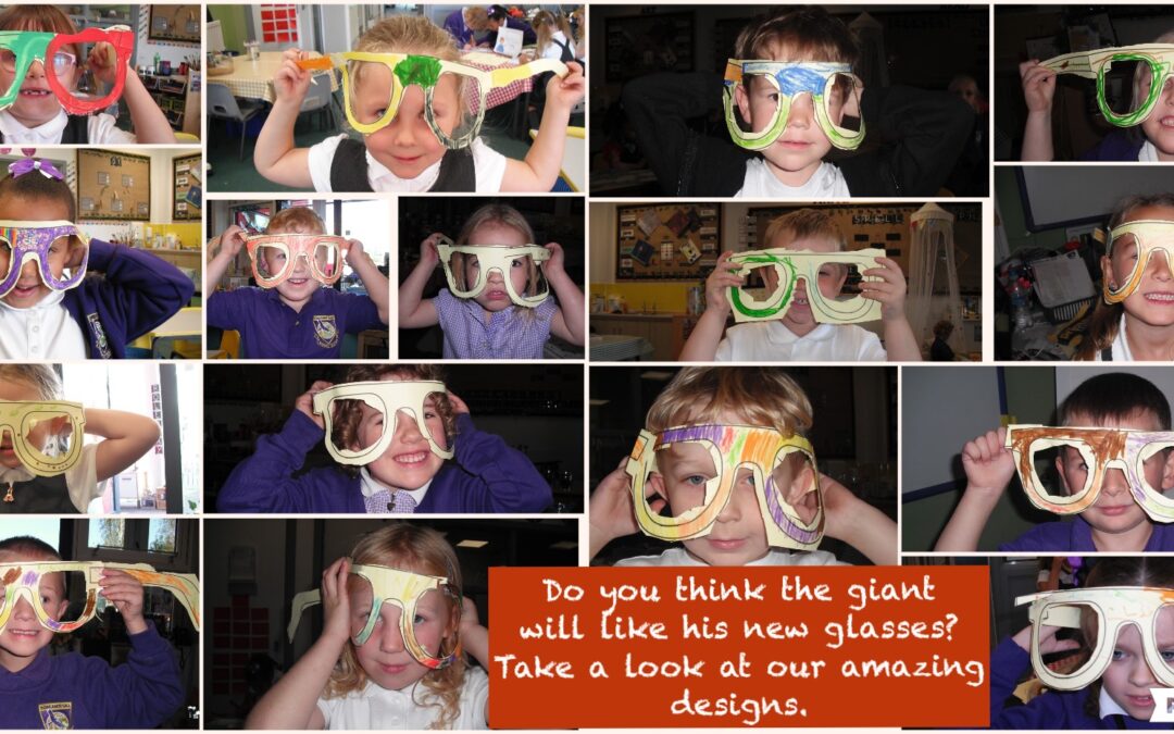 Will the giant like his new glasses?