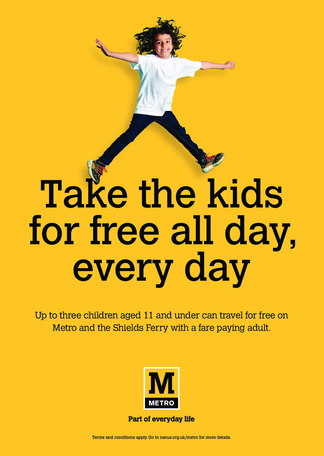 Take the kids for free, all day, every day– Metro offer