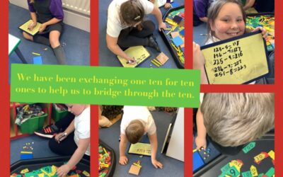 Exchanging one ten for ten ones for subtraction