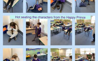 Hotseating the characters from ‘The Happy Prince’- such fantastic actors!