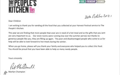Thank you from The Peoples Kitchen