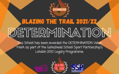 Determination Award P.E Blazing the Trail