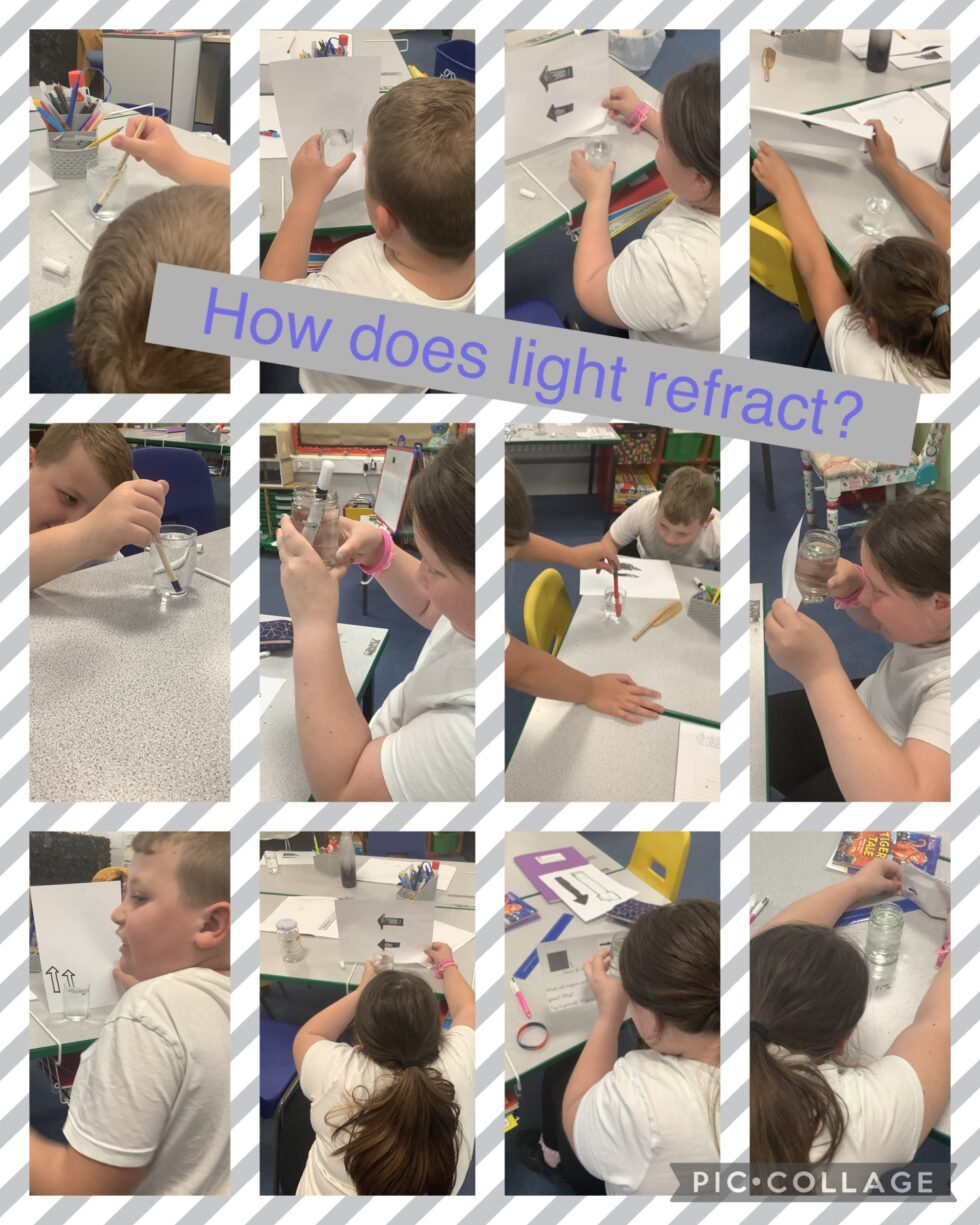 How does light refract? Rowlands Gill Primary School