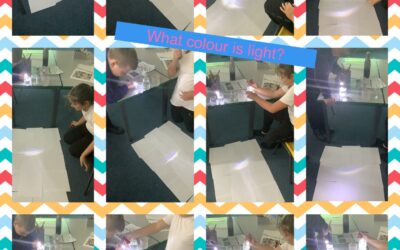 What colour is light? Using prisms to show refraction.