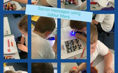 Using Colour Filters to Write Secret Messages