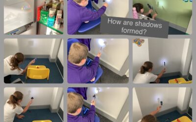 How are shadows formed?