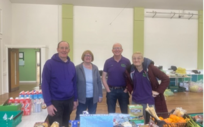 Our Harvest Donations were gratefully received by the Pickle Palace at Strathmore Road Methodist Church
