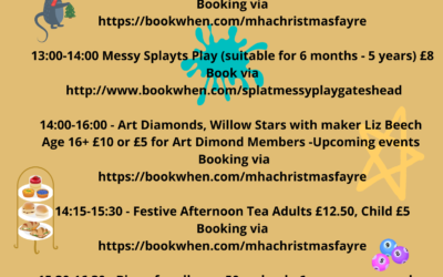 MHA Christmas Fayre 3rd December