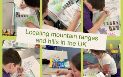 Locating mountain ranges and hills in the UK