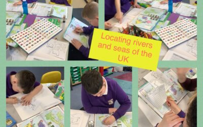 Locating the rivers and seas of the UK