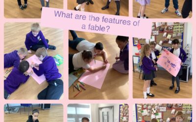 What are the features of a fable?