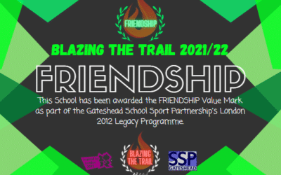 Friendship Award Blazing the Trail