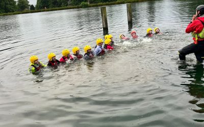 Having a ‘splashing’ time at Lockerbie!
