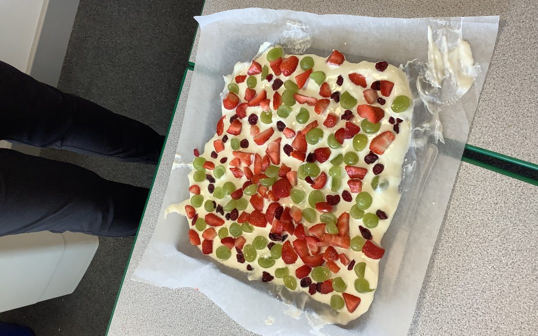 Health Week- Making Yoghurt Bark